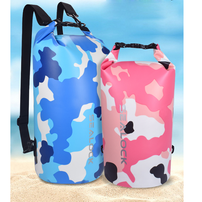 Плаваща водоустойчива раница Sealock Camo Dry Bag