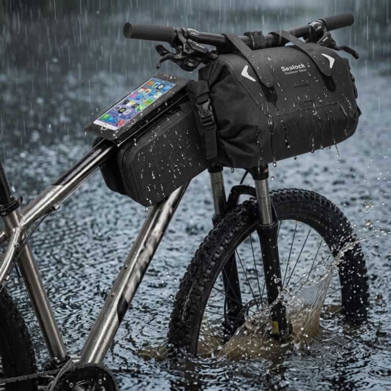 Водоустойчиви чанти за велосипеди — RF заварени, IPX6 | OEM, MOQ 200